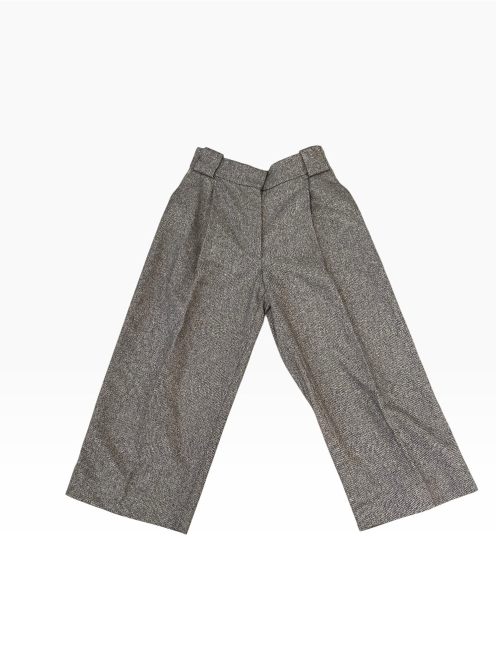 COS Wide-Leg Gray mid leg trousers Sz 4